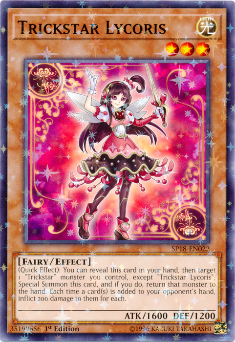 Trickstar Lycoris [SP18-EN022] Starfoil Rare | Tables and Towers