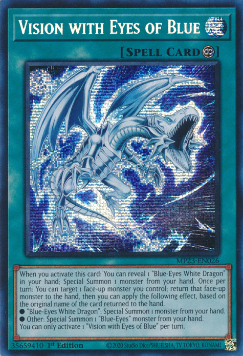 Vision with Eyes of Blue [MP23-EN026] Prismatic Secret Rare | Tables and Towers