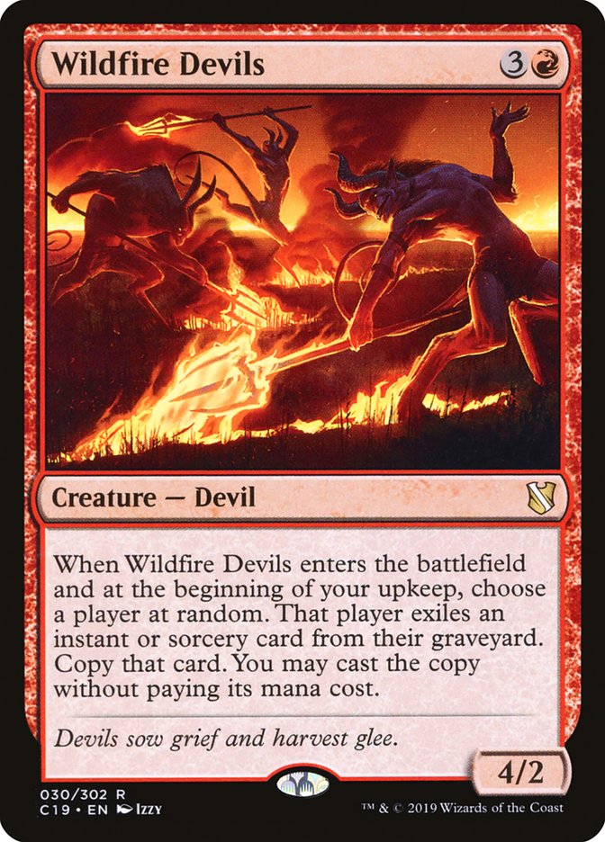 Wildfire Devils [Commander 2019] | Tables and Towers