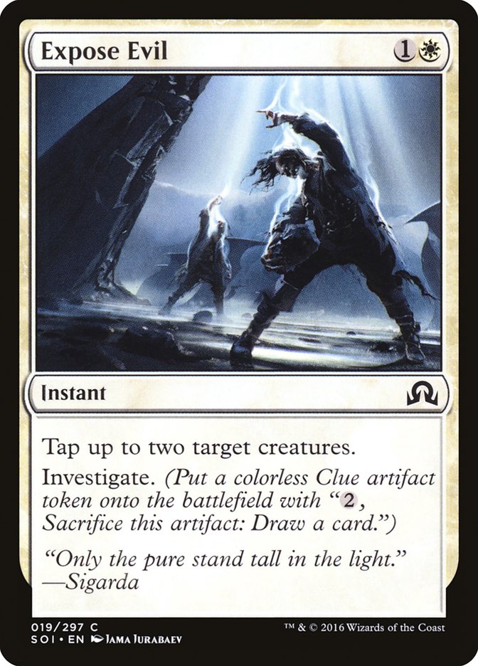 Expose Evil [Shadows over Innistrad] | Tables and Towers