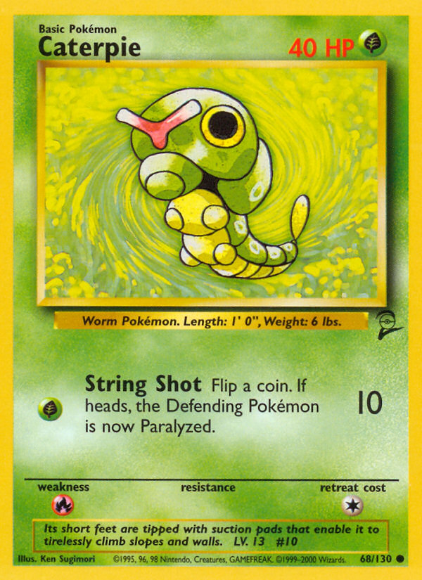 Caterpie (68/130) [Base Set 2] | Tables and Towers