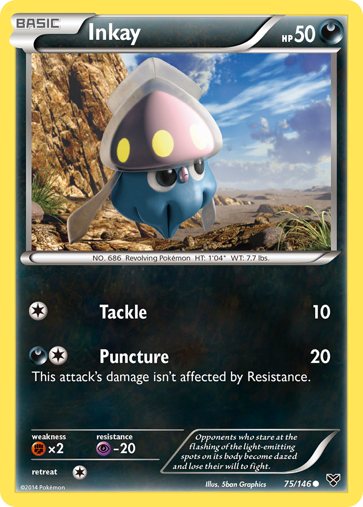 Inkay (75/146) [XY: Base Set] | Tables and Towers