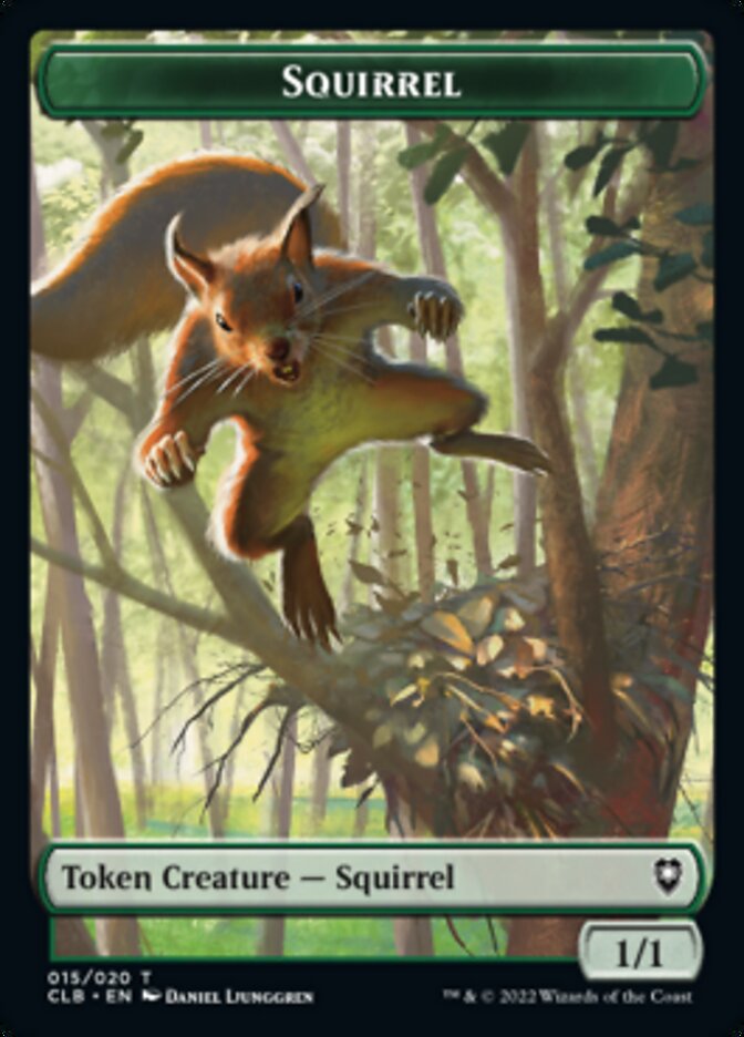 Squirrel Token [Commander Legends: Battle for Baldur's Gate Tokens] | Tables and Towers