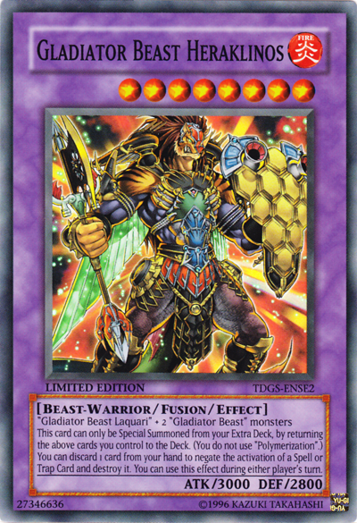 Gladiator Beast Heraklinos [TDGS-ENSE2] Super Rare | Tables and Towers