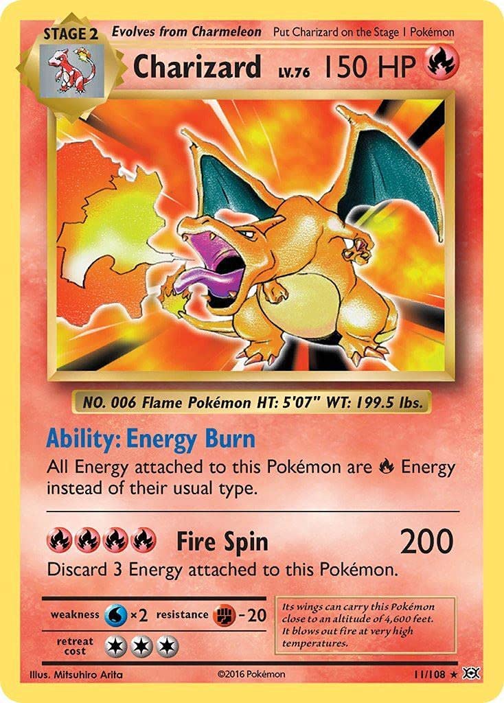 Charizard (11/108) [XY: Evolutions] | Tables and Towers