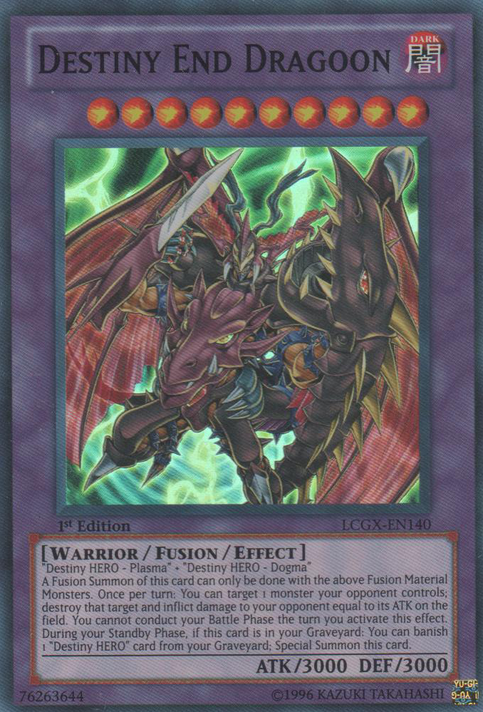 Destiny End Dragoon [LCGX-EN140] Super Rare | Tables and Towers