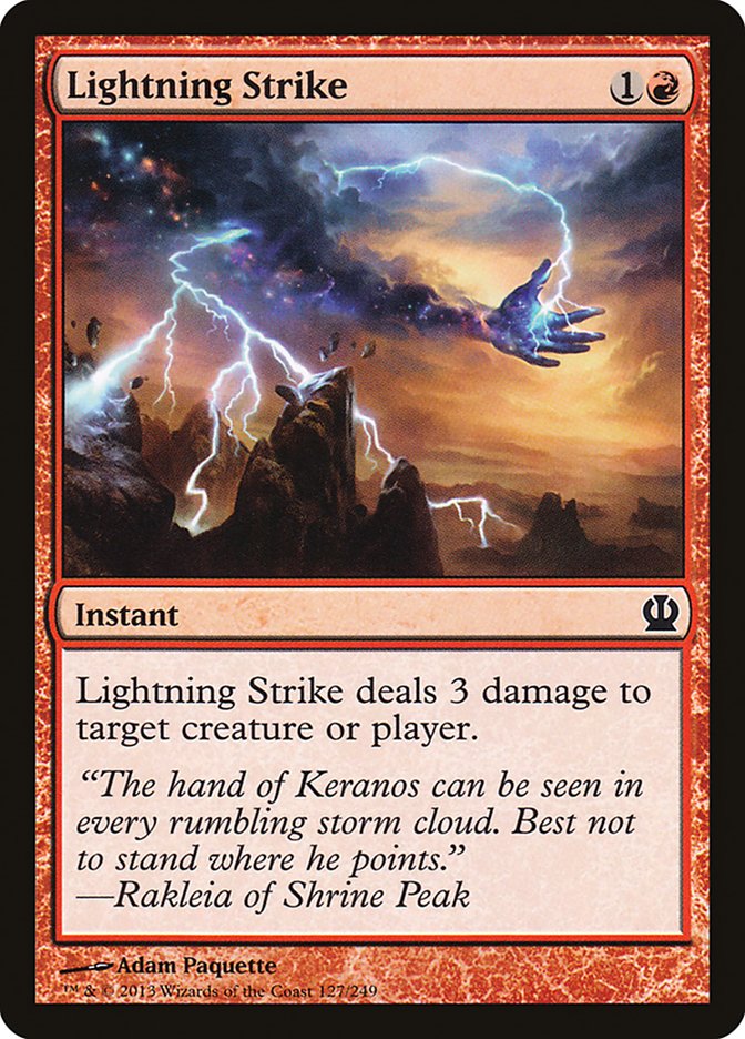 Lightning Strike [Theros] | Tables and Towers
