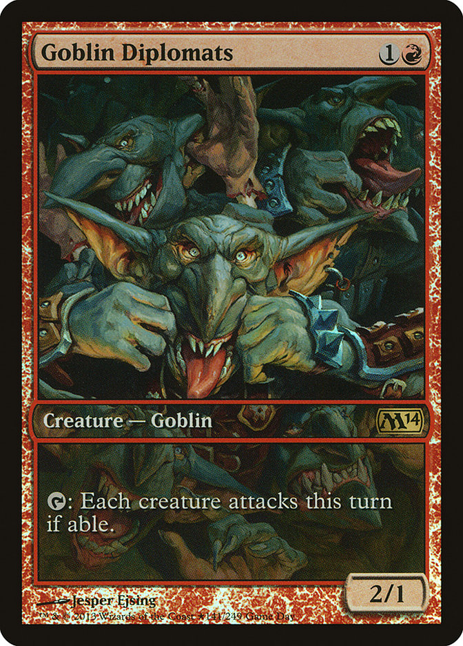 Goblin Diplomats (Game Day) [Magic 2014 Promos] | Tables and Towers