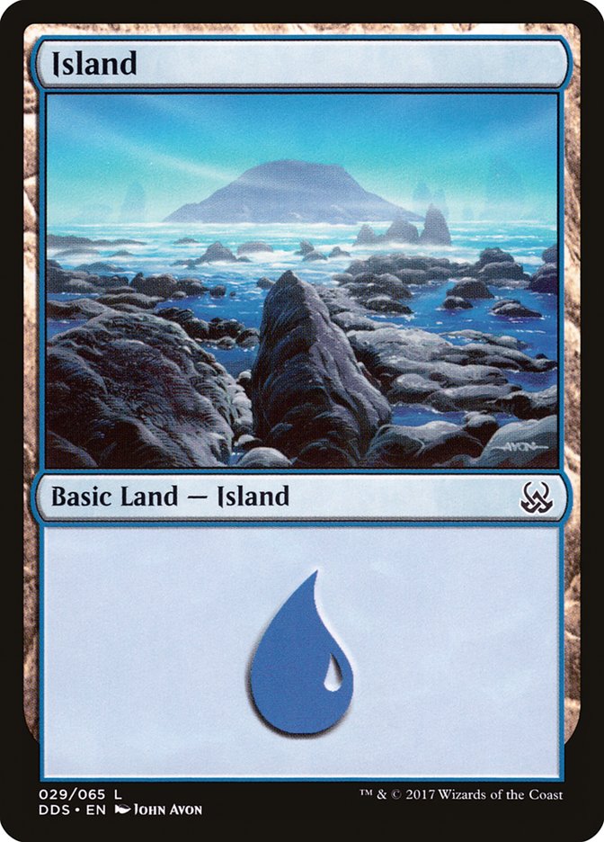 Island (29) [Duel Decks: Mind vs. Might] | Tables and Towers