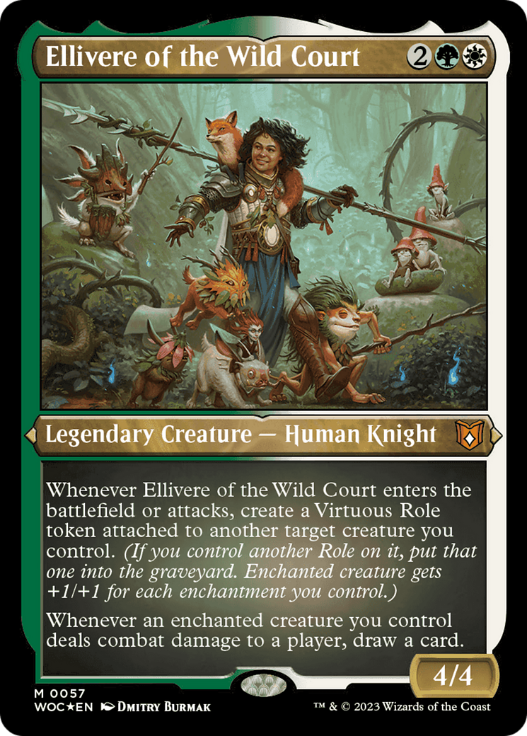 Ellivere of the Wild Court (Display Commander) [Wilds of Eldraine Commander] | Tables and Towers