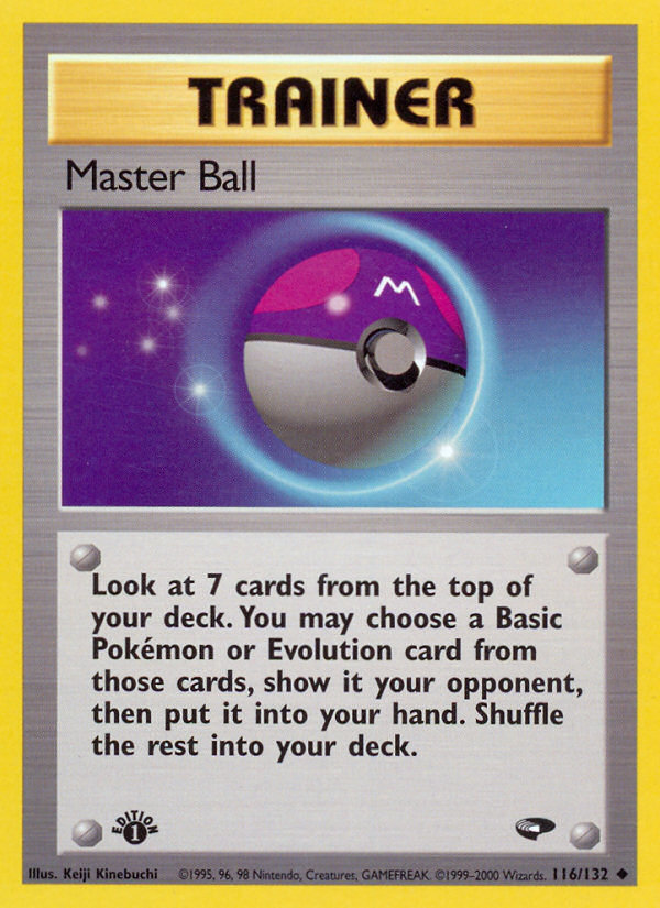 Master Ball (116/132) [Gym Challenge 1st Edition] | Tables and Towers