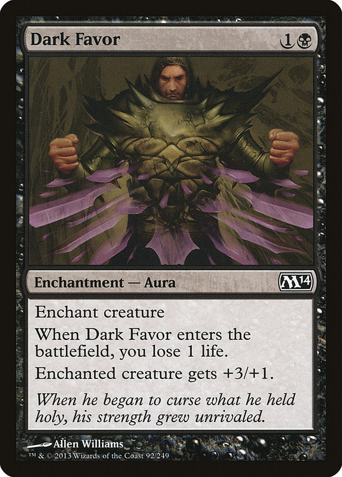 Dark Favor [Magic 2014] | Tables and Towers