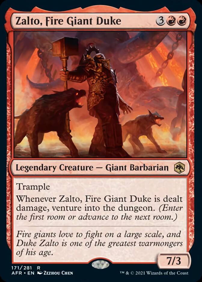 Zalto, Fire Giant Duke [Dungeons & Dragons: Adventures in the Forgotten Realms] | Tables and Towers