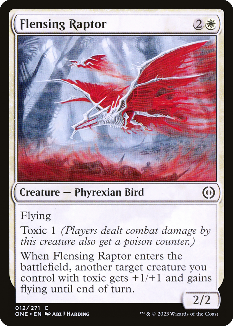 Flensing Raptor [Phyrexia: All Will Be One] | Tables and Towers