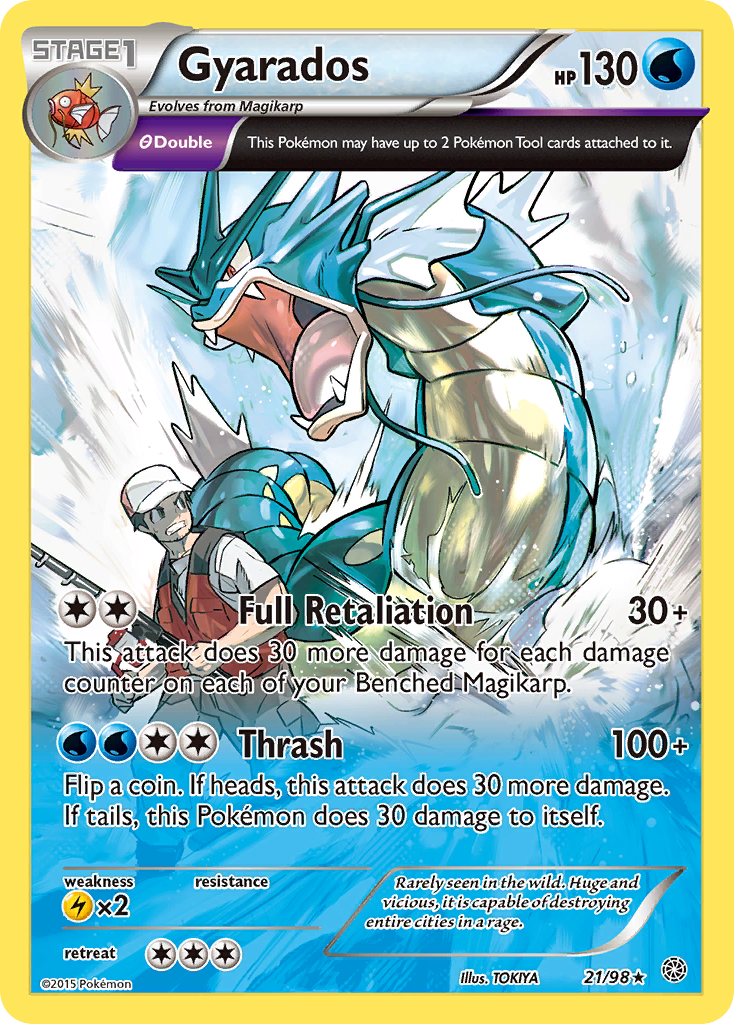 Gyarados (21/98) [XY: Ancient Origins] | Tables and Towers