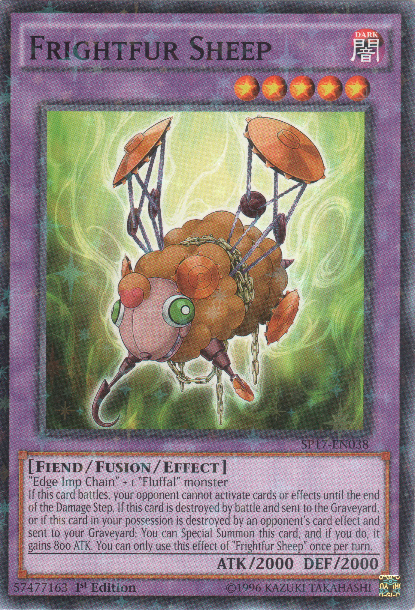 Frightfur Sheep [SP17-EN038] Starfoil Rare | Tables and Towers