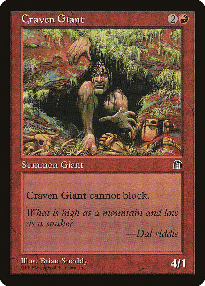 Craven Giant [Stronghold] | Tables and Towers