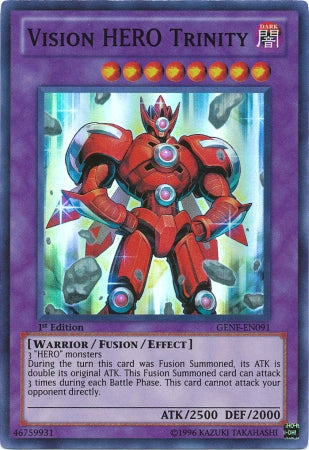 Vision Hero Trinity [GENF-EN091] Super Rare | Tables and Towers