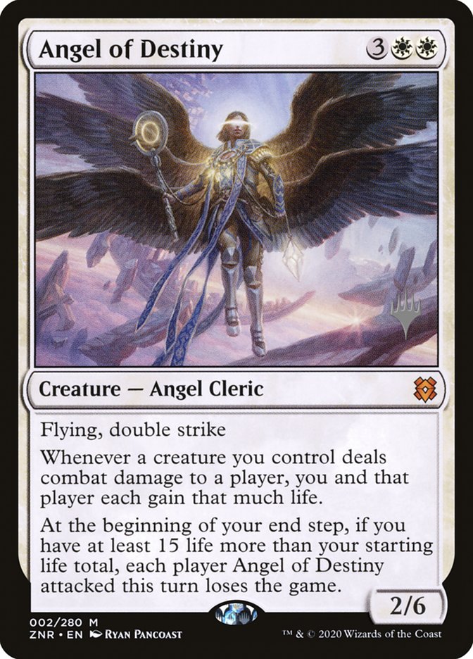 Angel of Destiny (Promo Pack) [Zendikar Rising Promos] | Tables and Towers