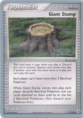 Giant Stump (75/92) (Eeveelutions - Jimmy Ballard) [World Championships 2006] | Tables and Towers