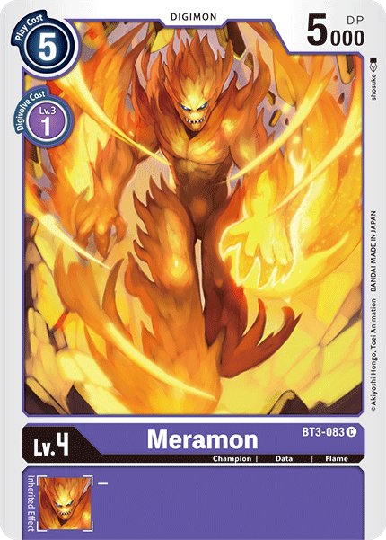 Meramon [BT3-083] [Release Special Booster Ver.1.5] | Tables and Towers