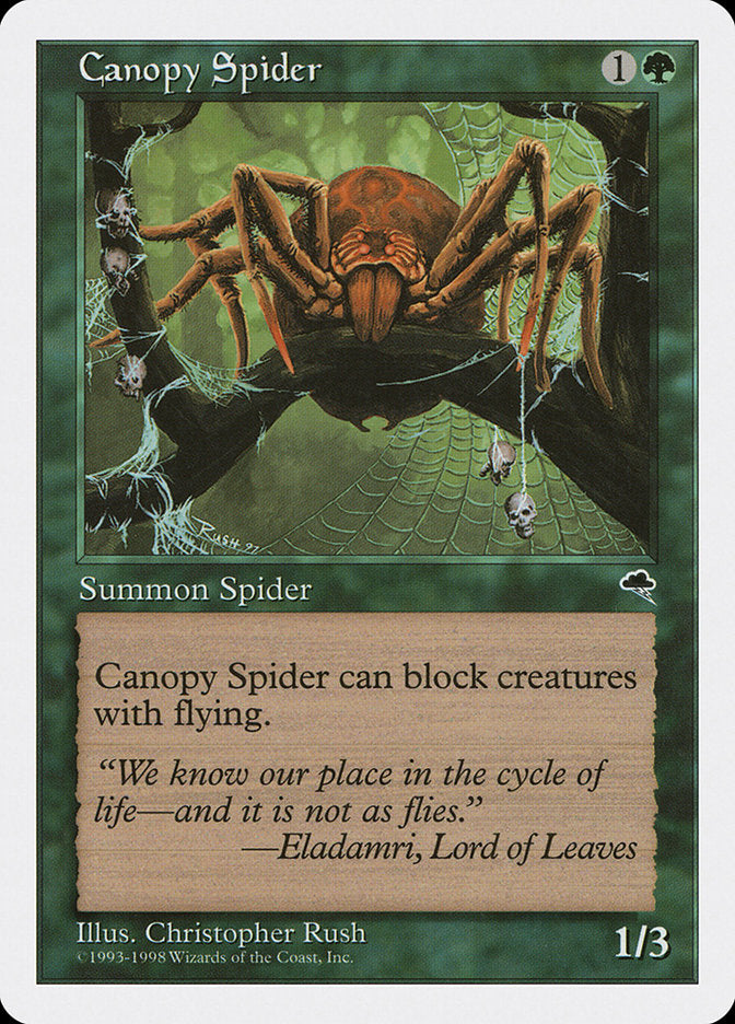 Canopy Spider [Anthologies] | Tables and Towers