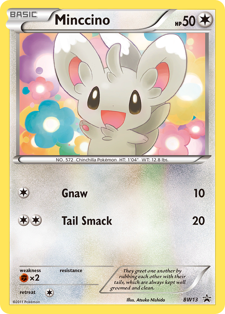 Minccino (BW13) (Cracked Ice Holo) [Black & White: Black Star Promos] | Tables and Towers