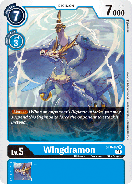 Wingdramon [ST8-07] [Starter Deck: Ulforce Veedramon] | Tables and Towers