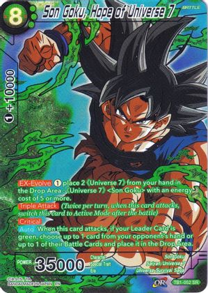 Son Goku, Hope of Universe 7 (TB1-052) [Collector's Selection Vol. 2] | Tables and Towers