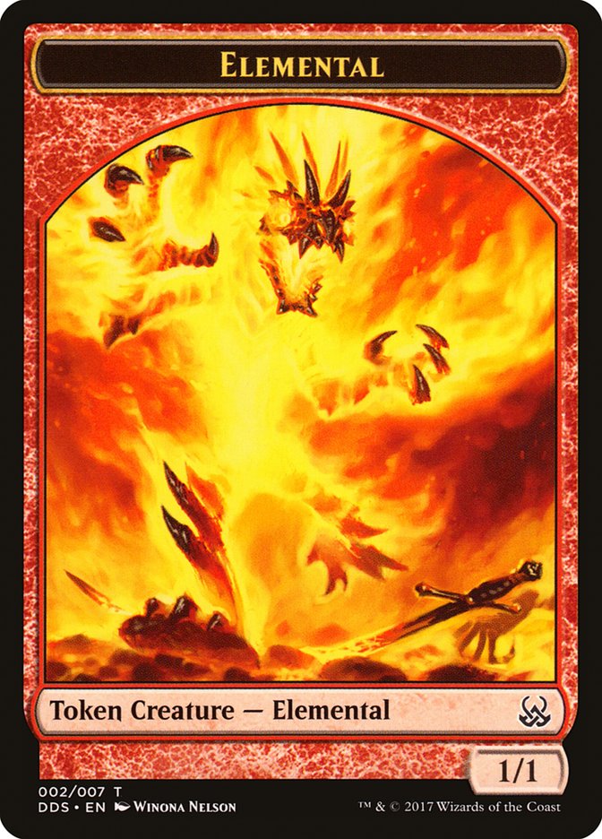 Elemental Token [Duel Decks: Mind vs. Might Tokens] | Tables and Towers