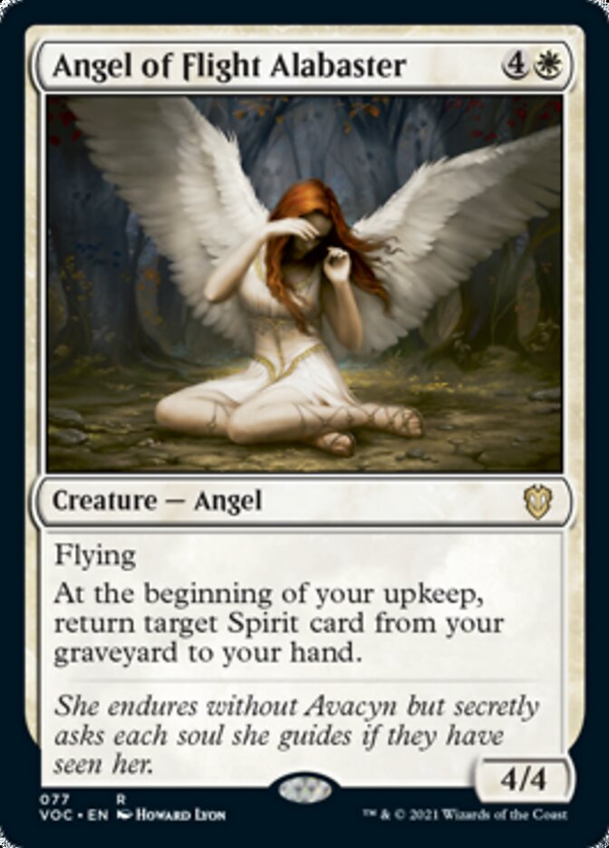 Angel of Flight Alabaster [Innistrad: Crimson Vow Commander] | Tables and Towers