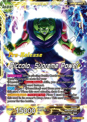 Piccolo // Piccolo, Supreme Power (BT17-082) [Ultimate Squad Prerelease Promos] | Tables and Towers