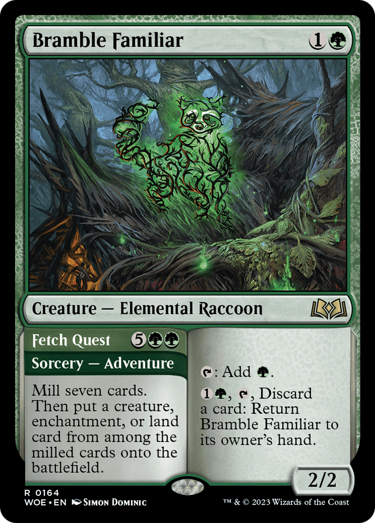 Bramble Familiar // Fetch Quest [Wilds of Eldraine] | Tables and Towers