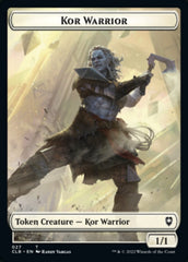 Kor Warrior // Shapeshifter (023) Double-Sided Token [Commander Legends: Battle for Baldur's Gate Tokens] | Tables and Towers