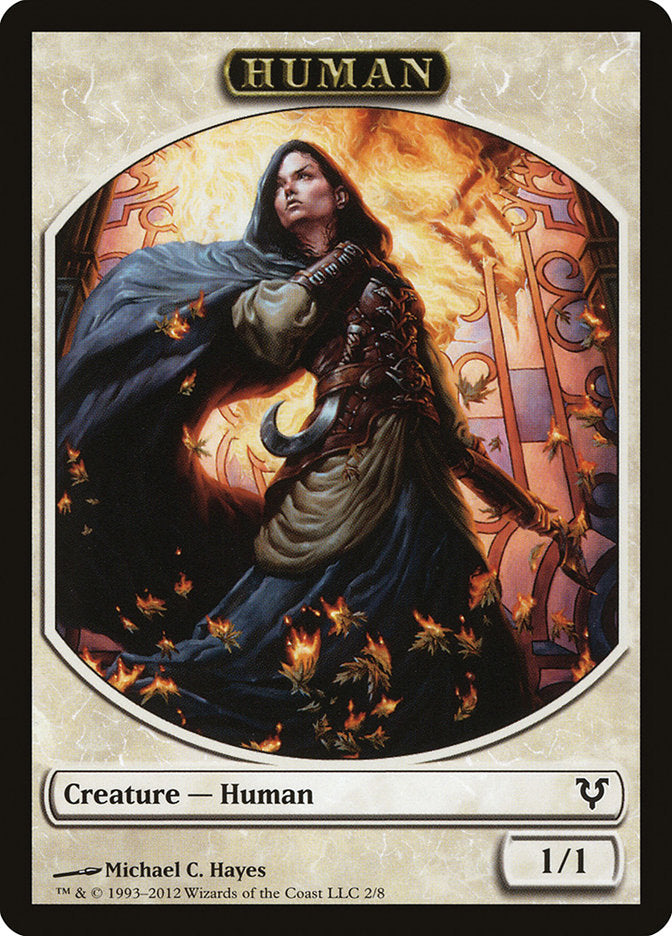 Human Token (2/8) [Avacyn Restored Tokens] | Tables and Towers