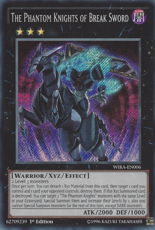 The Phantom Knights of Break Sword [WIRA-EN006] Secret Rare | Tables and Towers