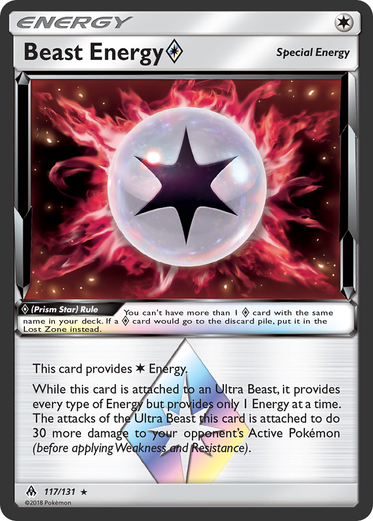 Beast Energy (117/131) (Prism Star) [Sun & Moon: Forbidden Light] | Tables and Towers