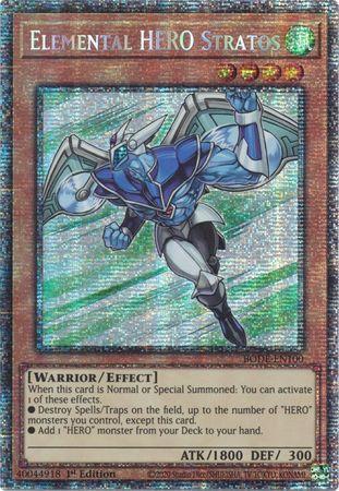 Elemental HERO Stratos [BODE-EN100] Starlight Rare | Tables and Towers