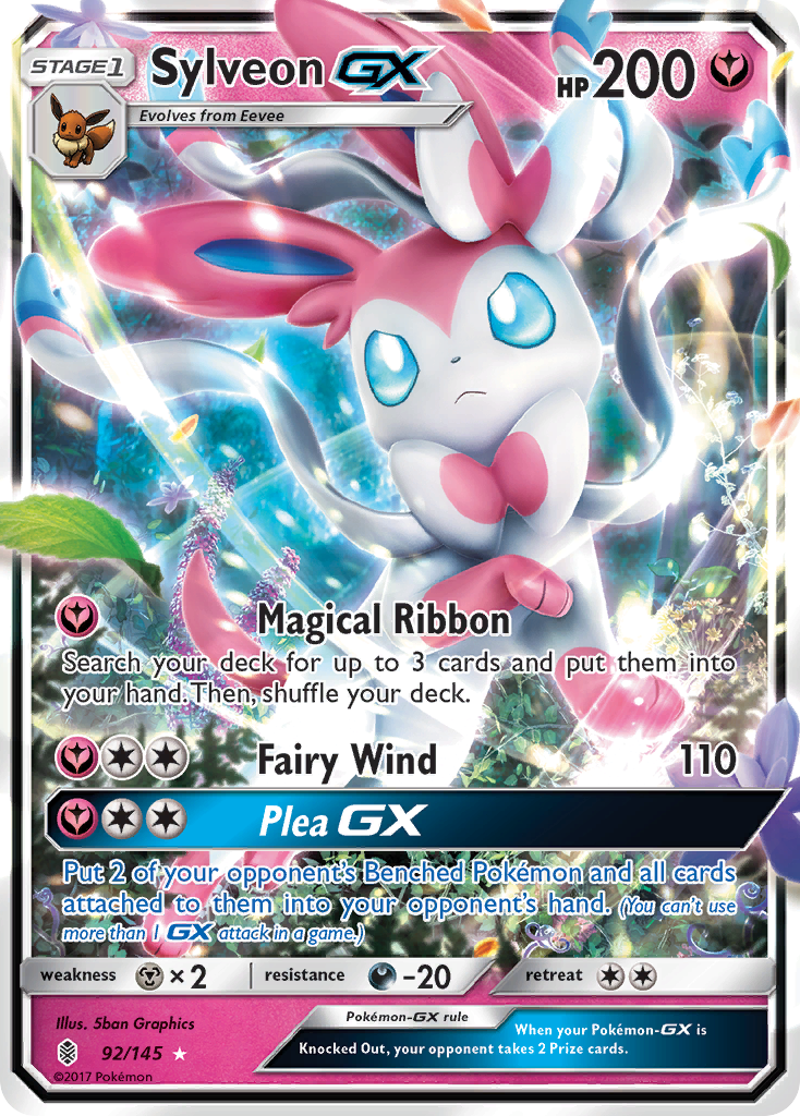 Sylveon GX (92/145) [Sun & Moon: Guardians Rising] | Tables and Towers