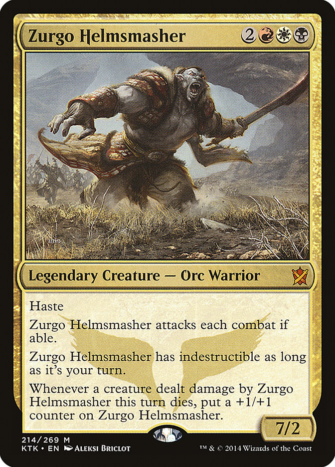 Zurgo Helmsmasher [Khans of Tarkir] | Tables and Towers