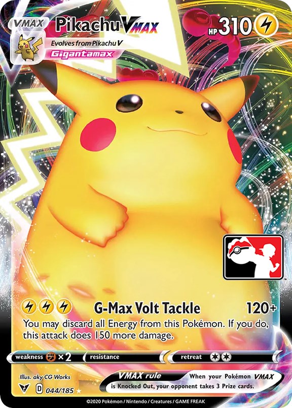 Pikachu VMAX (044/185) [Prize Pack Series One] | Tables and Towers