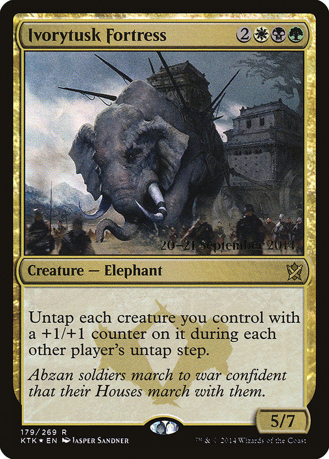 Ivorytusk Fortress [Khans of Tarkir Prerelease Promos] | Tables and Towers