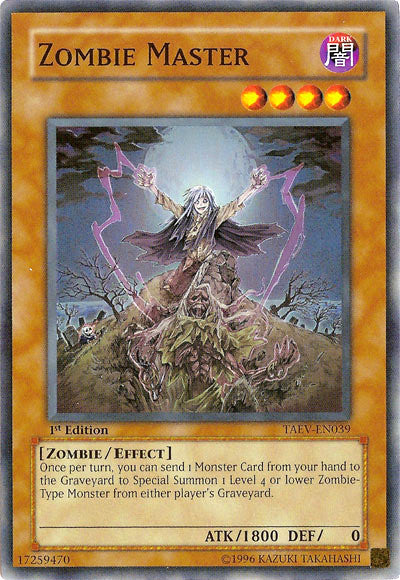 Zombie Master [TAEV-EN039] Super Rare | Tables and Towers