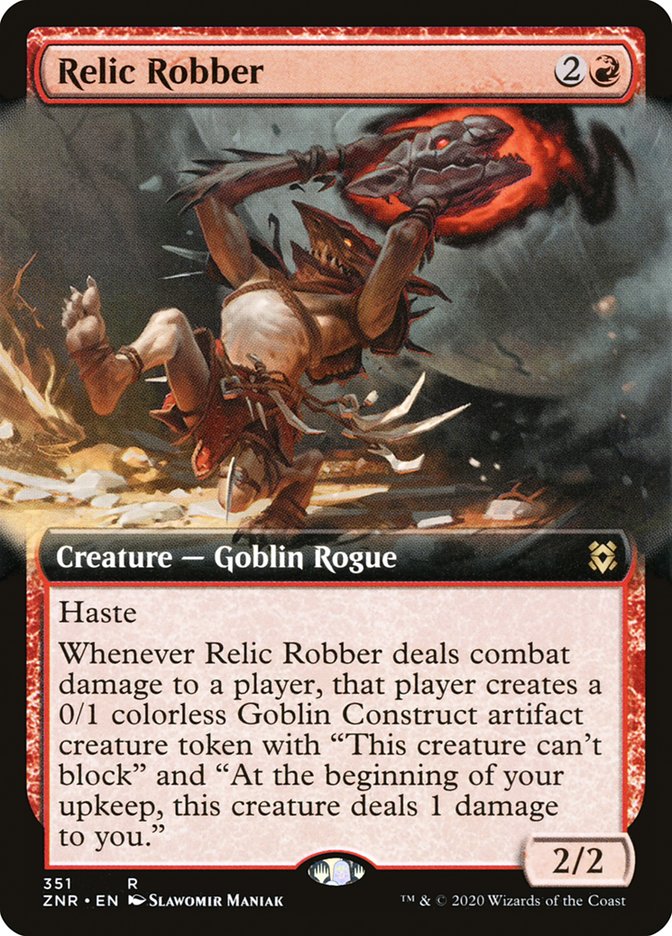 Relic Robber (Extended Art) [Zendikar Rising] | Tables and Towers