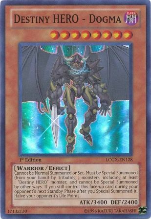 Destiny HERO - Dogma [LCGX-EN128] Super Rare | Tables and Towers