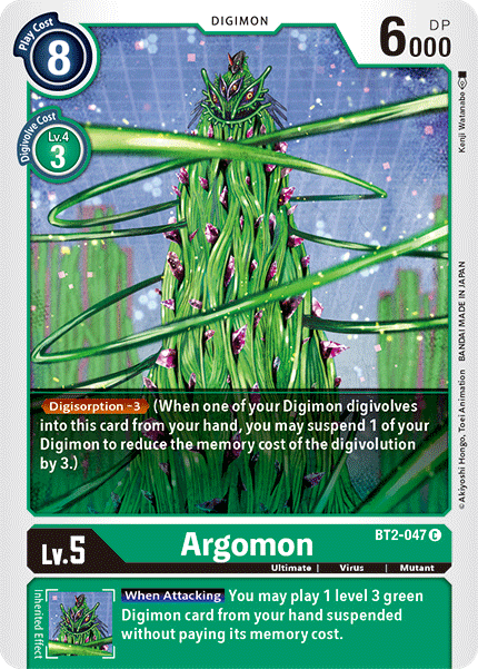 Argomon [BT2-047] [Release Special Booster Ver.1.5] | Tables and Towers