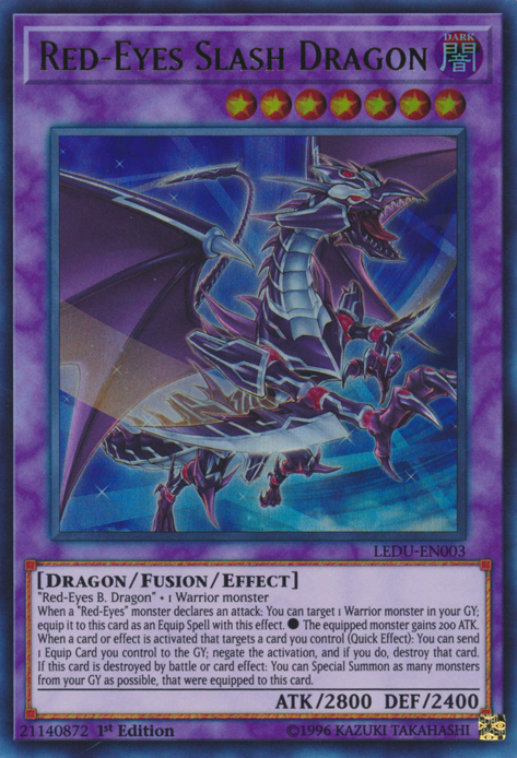 Red-Eyes Slash Dragon [LEDU-EN003] Ultra Rare | Tables and Towers