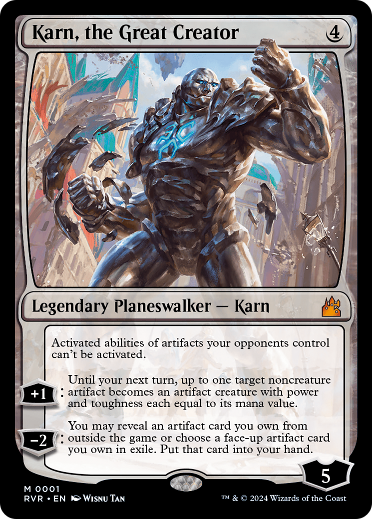 Karn, the Great Creator [Ravnica Remastered] | Tables and Towers