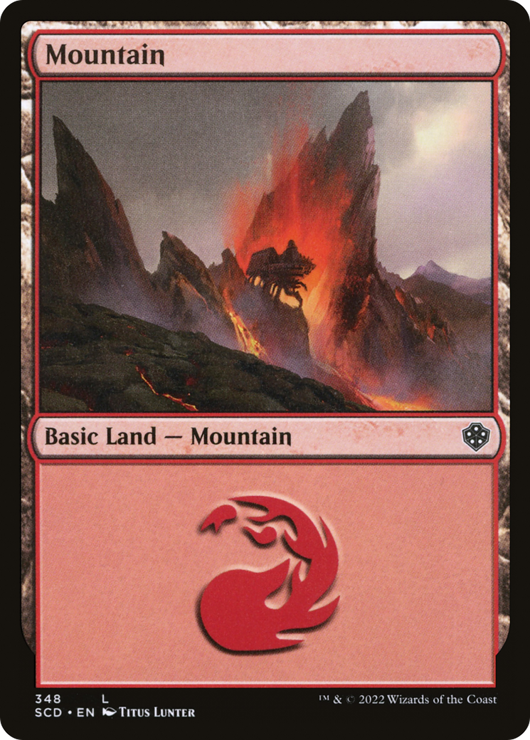 Mountain (348) [Starter Commander Decks] | Tables and Towers