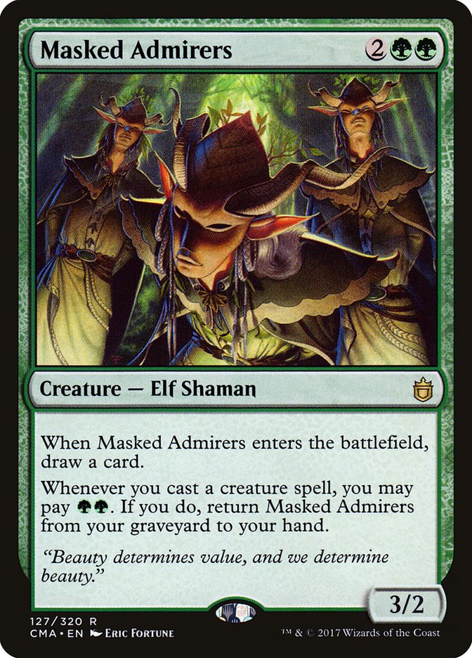 Masked Admirers [Commander Anthology] | Tables and Towers